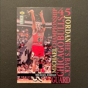Michael Jordan Basketball Card